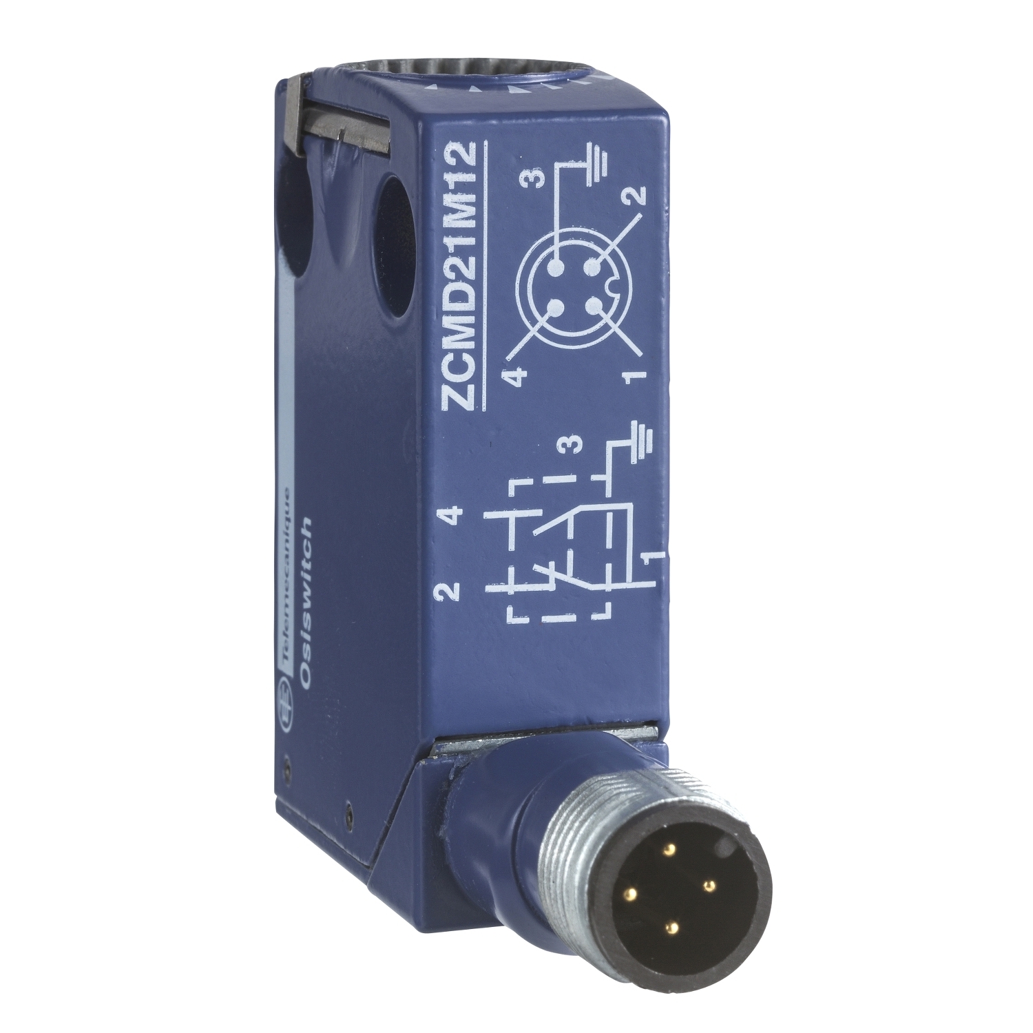 ZCMD21C12 ZCMD 2-Pole Fixed Limit Switch Body, 1NO-1NC Contact, For Use With XCMD and ZCMD Series Standard Format Limit Switch, 4 A Contact