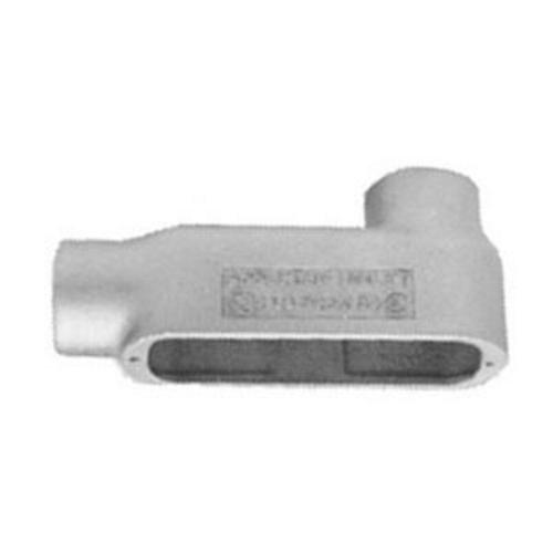 Type LB Conduit Body, 4 inch, Malleable Iron, Triple-Coat (Zinc Electroplate/Chromate/Epoxy Powder Coat)