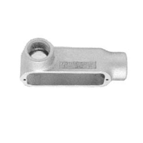 Type LL Conduit Body, 1/2 inch, Malleable Iron, Triple-Coat (Zinc Electroplate/Chromate/Epoxy Powder Coat)