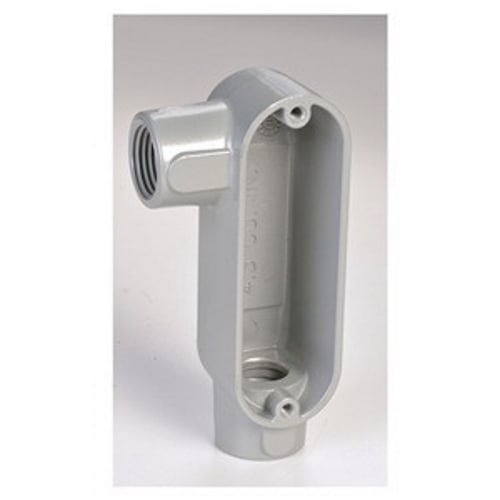 LR100T-A Unilets Type LR Conduit Outlet Body, 1 in Hub, Form 85 Form, 11.8 cu-in Capacity, Pressure Cast Aluminum, Epoxy Powder Coated