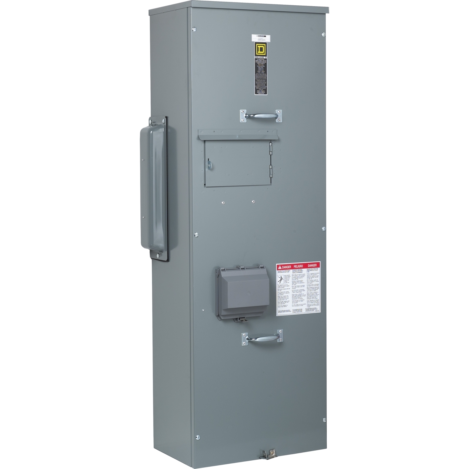 EZM1600FS EZ Meter-Pak 2-Pole Main Fusible Switch Meter Center, 120/240 VAC, 600 A, 1 Phase, 3 Wires, NEMA 3R Enclosure