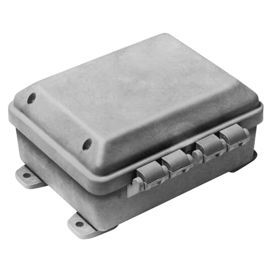 CJ14126 Carlon Factory Assembled Jic Enclosure, 12 in W x 6 in D 14 in H, NEMA 1/3/3S/3X/3SX/4/4X/12/13 NEMA Rating, Polycarbonate