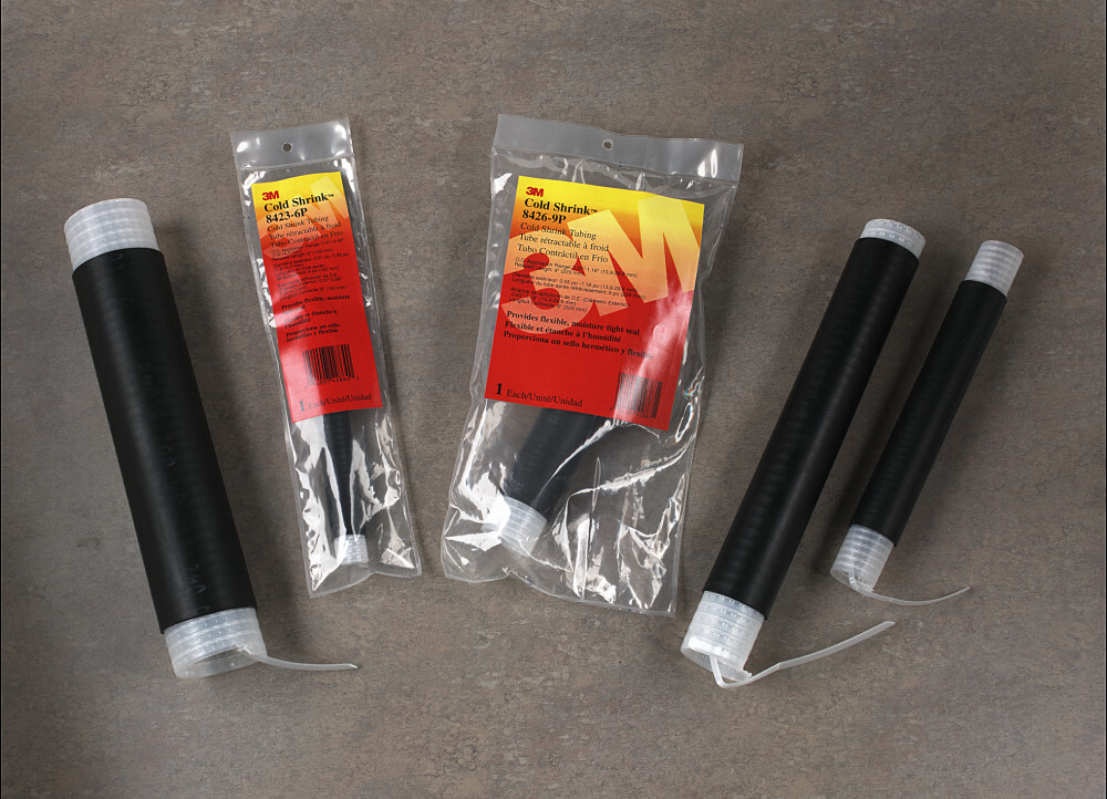 7000058072 8420 Cold Shrink Insulator, 67.8 mm Dia Min, 213 mm Max Diameter, 1400 psi Tensile Strength, EPDM Rubber Insulation