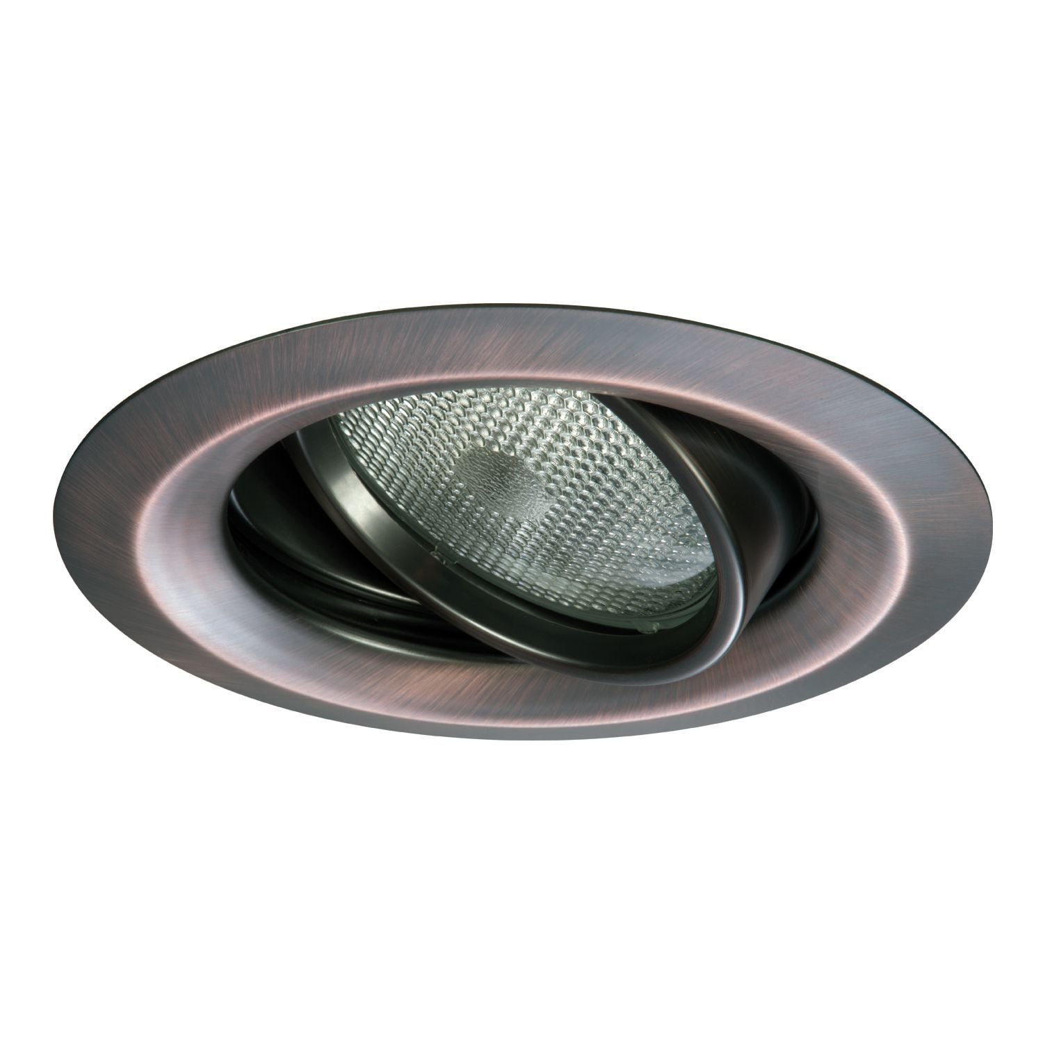 5165TBZ Halo 5165 25 deg Tilt Adjustable Gimbal Self-Flanged Lighting Trim, 3-3/8 in Dia Inside x 6-5/8 in Dia Outside, Incandescent Lamp, For Use With 5 in Recessed Downlight Housing