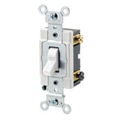 1222-SW Grounding AC Quiet Toggle Switch, 120/277 V AC, 20 A, 800 W, 1000 VA Power Rating