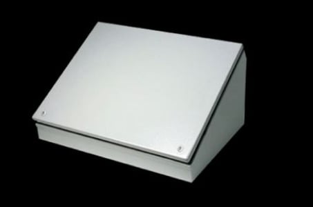 8018834 CS Series Console Enclosure, 30 in W x 13 in D x 20 in H, NEMA 12/13, Carbon Steel
