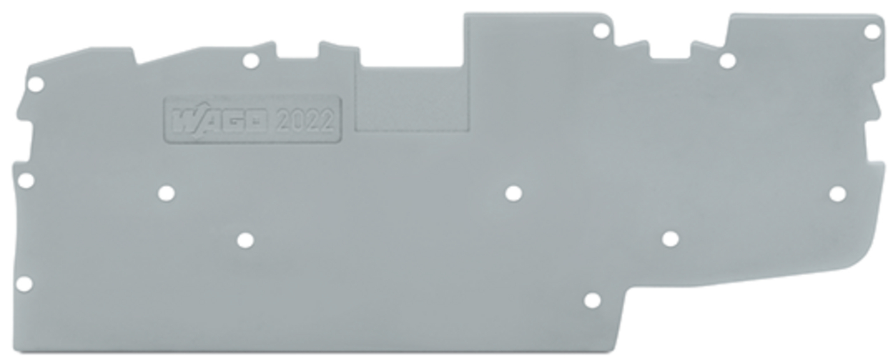 2022-1491 End and Intermediate Plate, Polyamide, Gray