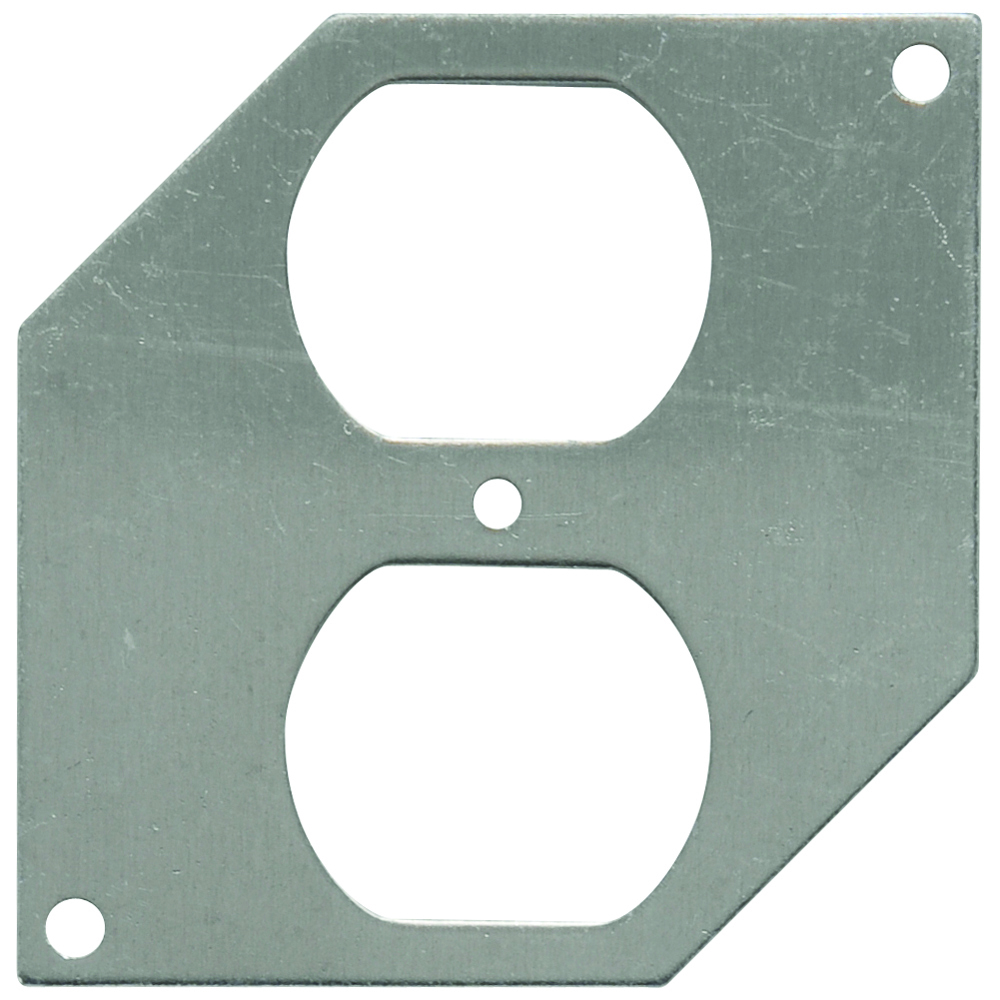 46008P Thermoplastic, Heavy Cast Aluminum Cover Spec Grade Mounting Plate, Gray