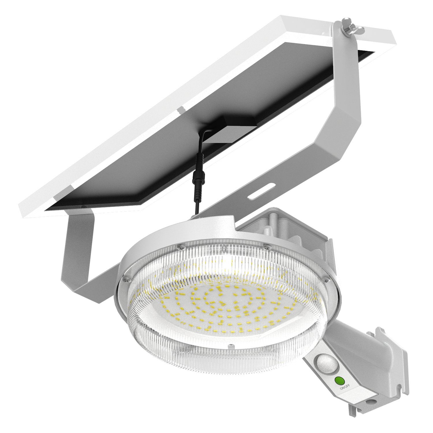 SBL100A50GY Halo Solar Area Light, LED Lamp, 79.5 W Fixture, Gray Housing