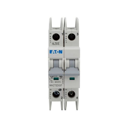 WMZT2D16 Current Limiting Miniature Circuit Breaker, 277/480 V AC, 16 A, 10 kA Interrupt, 2 Poles, Thermal Magnetic Trip