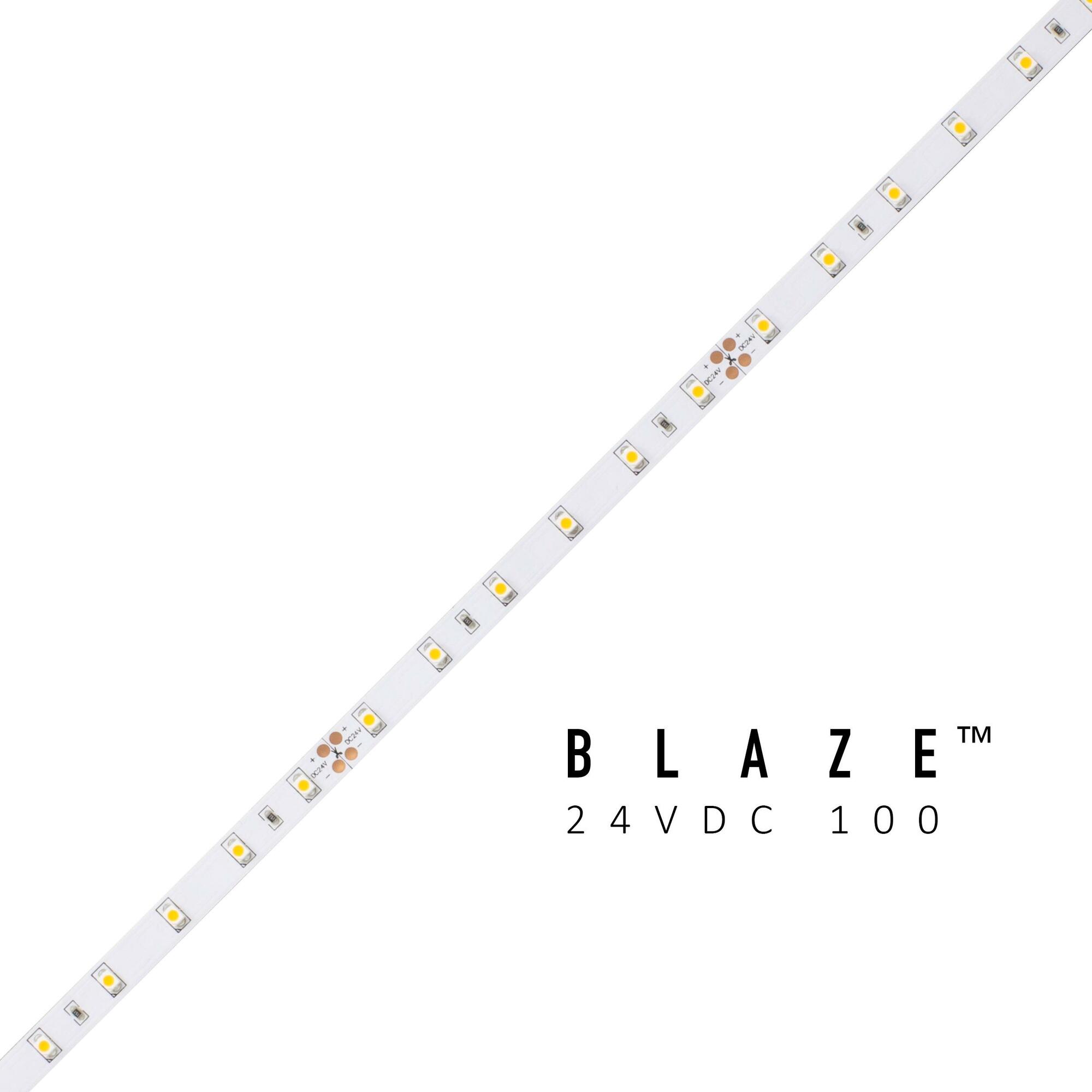 DI-24V-BLBSC1-30-100 Blaze 100 Tape Light, 1.46 W Fixture, 24 V