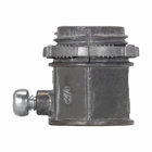 Eaton Crouse-Hinds series EMT set screw type connector, EMT, Straight, Non-insulated, Zinc die cast, Threadless, 3/4"
