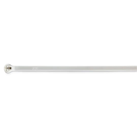 TY28MFR Ty-Rap TYMFR Flame-Retardant Cable Tie, 14.2 in L x 0.18 in W x 0.05 in THK, Nylon/Polyamide 6.6, White