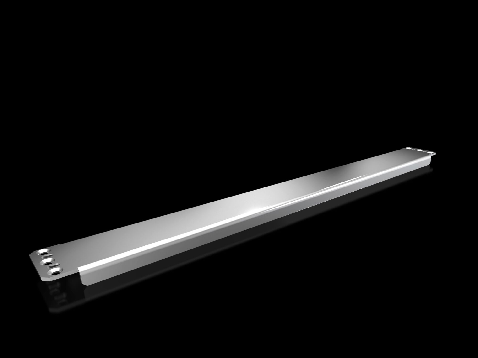 4398500 Unslotted Support Rail, For Use With TS8, SE8, CM Series 31 in W x 31 in D Enclosure, Sheet Steel