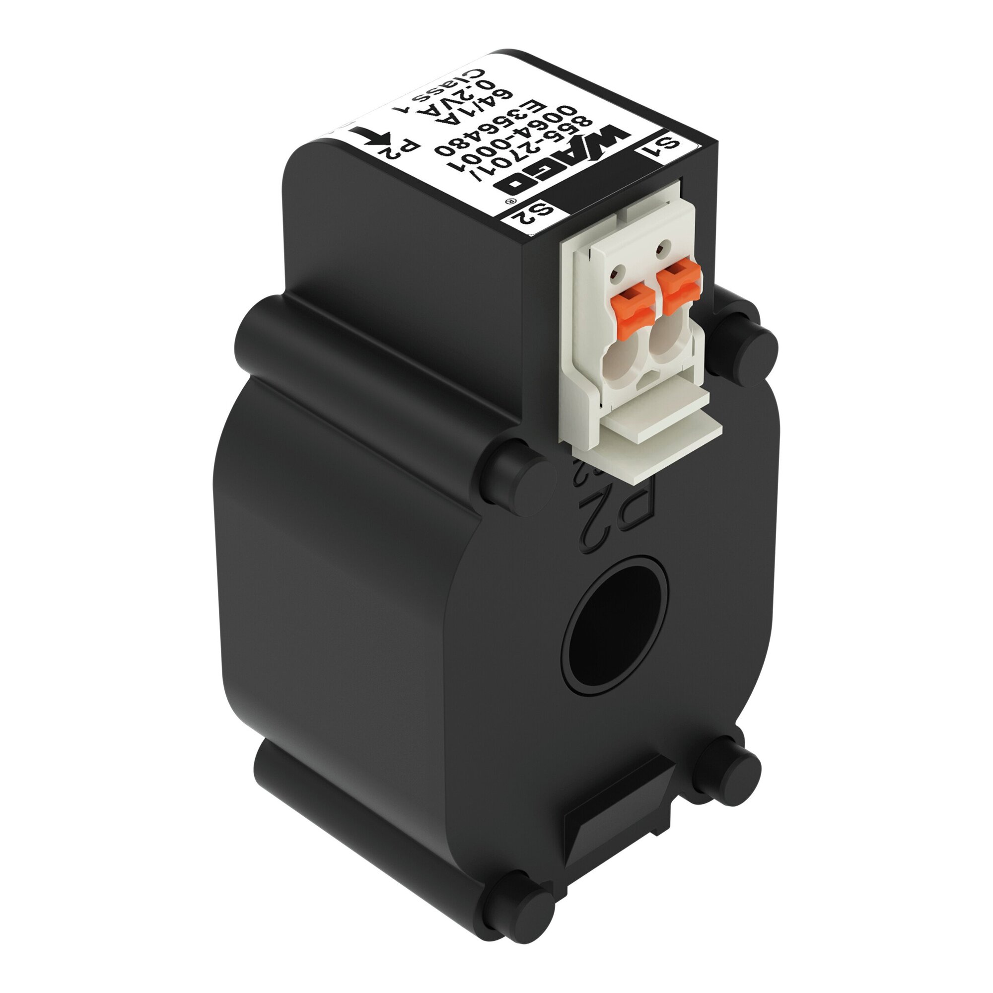 855-2701/064-001 Plug-in Current Transformer, 64 A Primary, 1 A Secondary, 50, 60 Hz