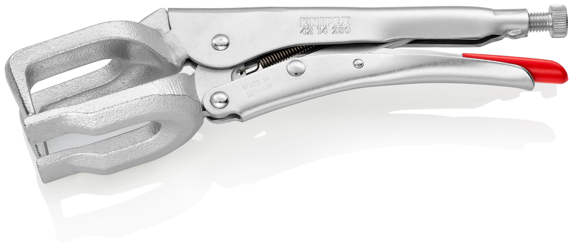 Welding Grip Pliers, 11 in., Bare Handles, 2 19/32 in. Max. Opening