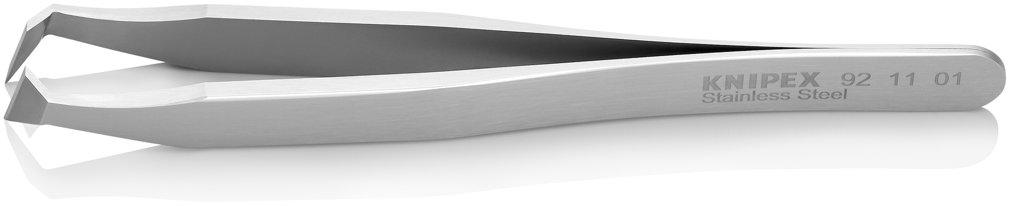 Stainless Steel Cutting Tweezers-135°Angled, 4 1/2 in., 10 mm Cut Edge