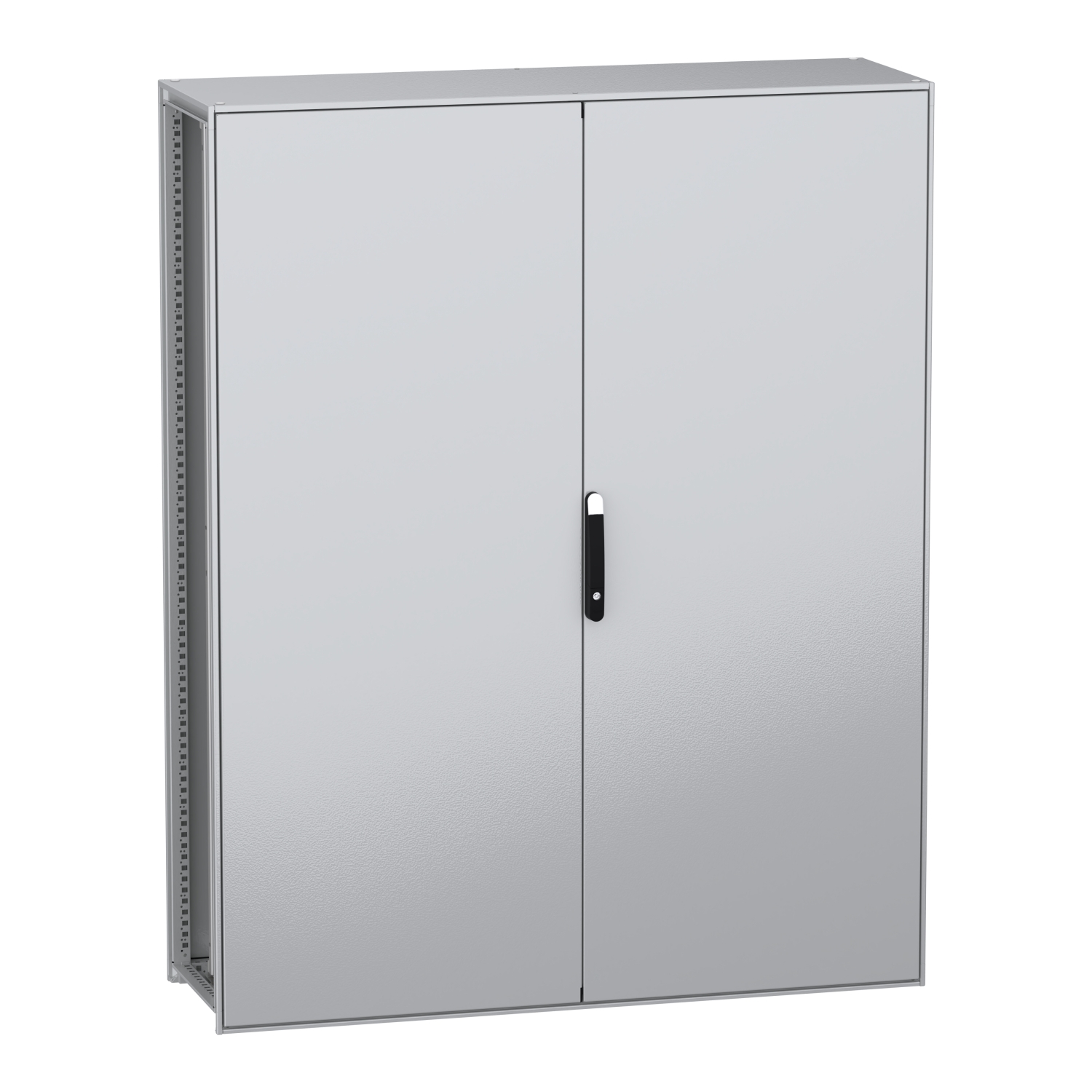 NSYSFN2016502DP Modular Enclosure, 2000 mm L x 1600 mm W x 500 mm D, IP55 NEMA Rating, Galvanized Steel/Steel/Zamak/Polyamide 6 with 30% Fiber Glass