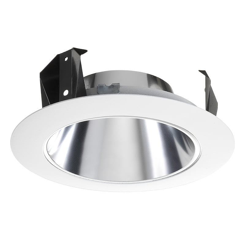 42L BWH Cone Round Downlight Trim, 4 in ID x 5 in OD, LED Lamp, For Use With 4 in TC 1000 Lumens Internally Adjustable LED Downlight