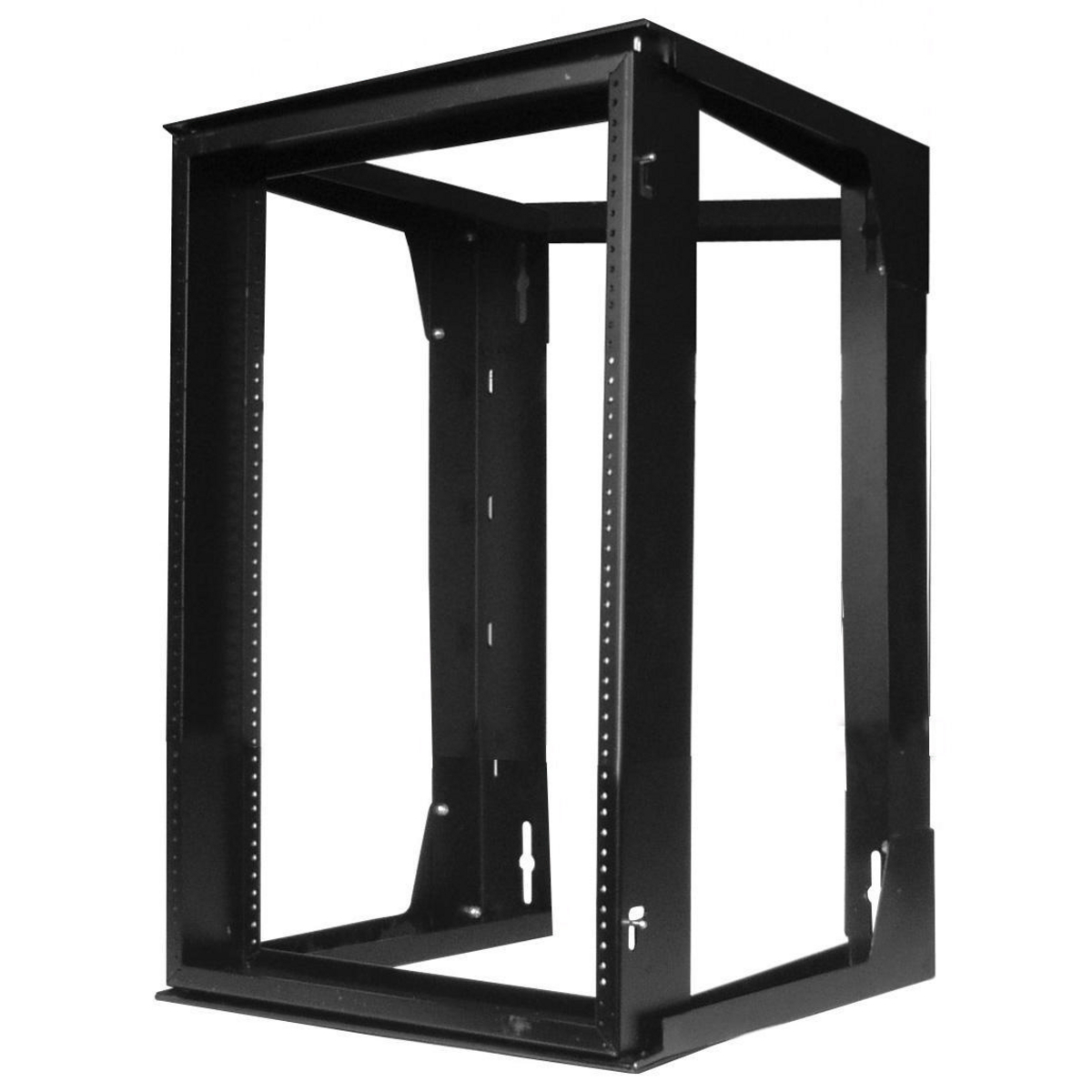 HPWWMR24 12RU Wall Mount Swing Frame Equipment Rack, 24 in H x 20.7 in W x 18 in D, 70 lb