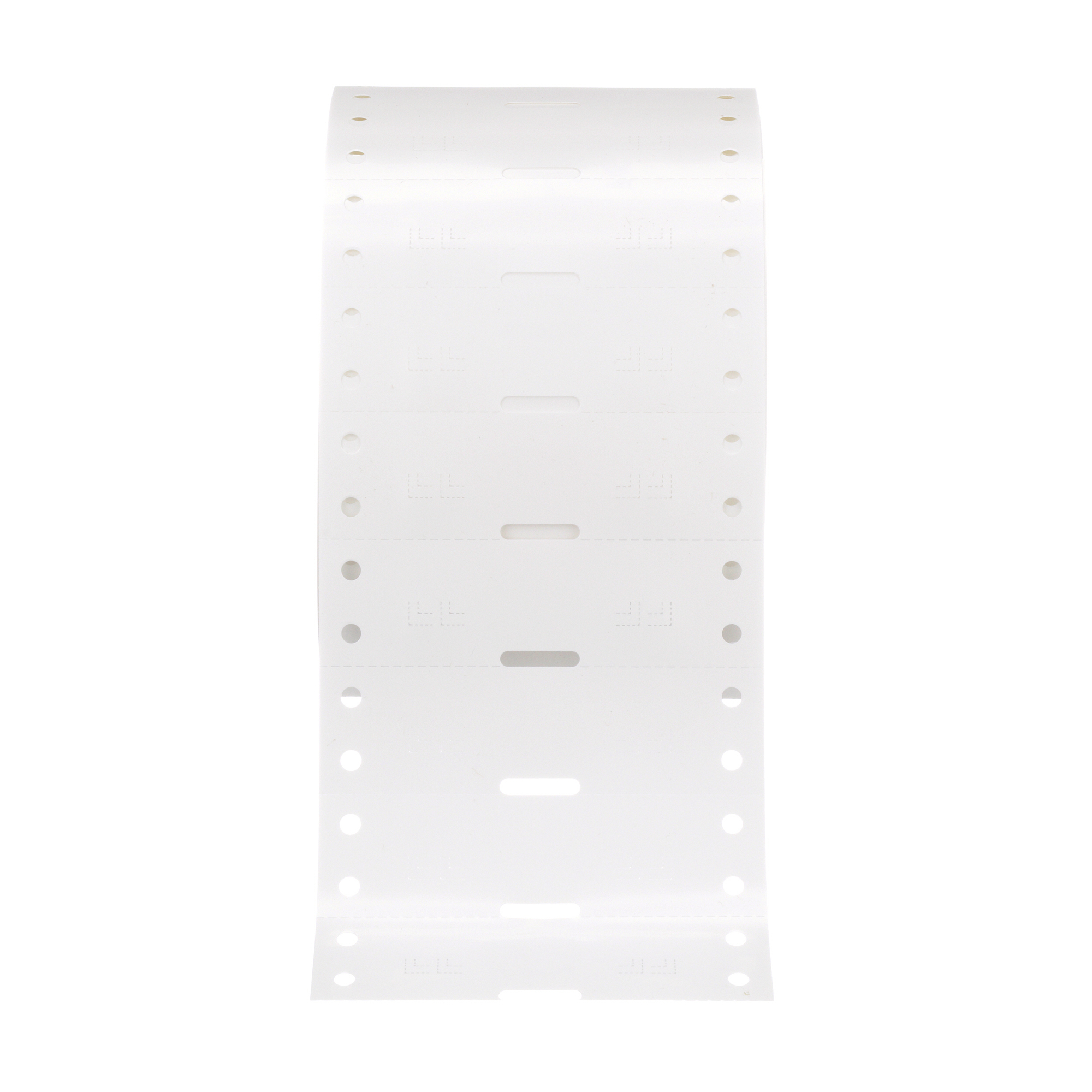 H050X034H1T Pan-Code 1-Sided Military Grade Thermal Transfer Heat Shrink Label, 18 to 12 AWG Wire, White Marker, Polyolefin