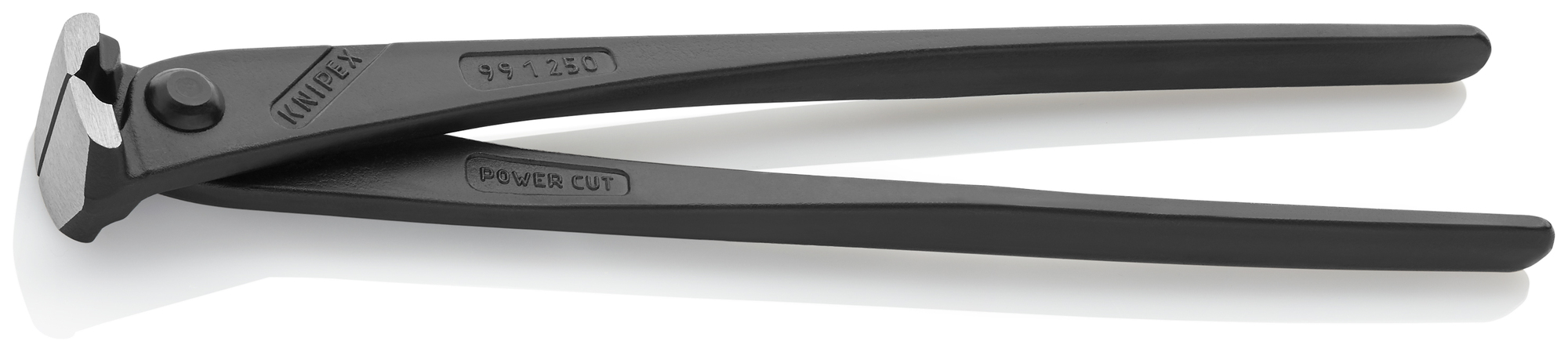 High Leverage Concreters' Nippers, 10 in., Bare handles, Polished