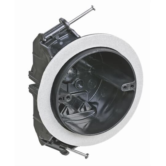 FN-426-CVR-18R Carlon Vaportight Ceiling Fixture Box, Polycarbonate, 26 cu-in Capacity, 4 in L x 4 in W x 2-3/4 in D