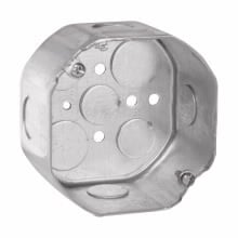 TP294 Thepitt Drawn Octagon Outlet Box, Steel, 21.5 cu-in Capacity, 5 Knockouts, 4 in W x 2-1/8 in D x 4 in H