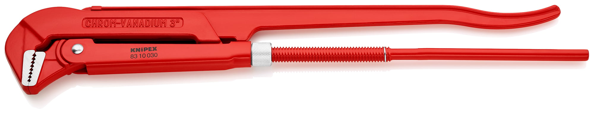 Swedish Pipe Wrench-90°, 25 1/2 in., Bare Handles