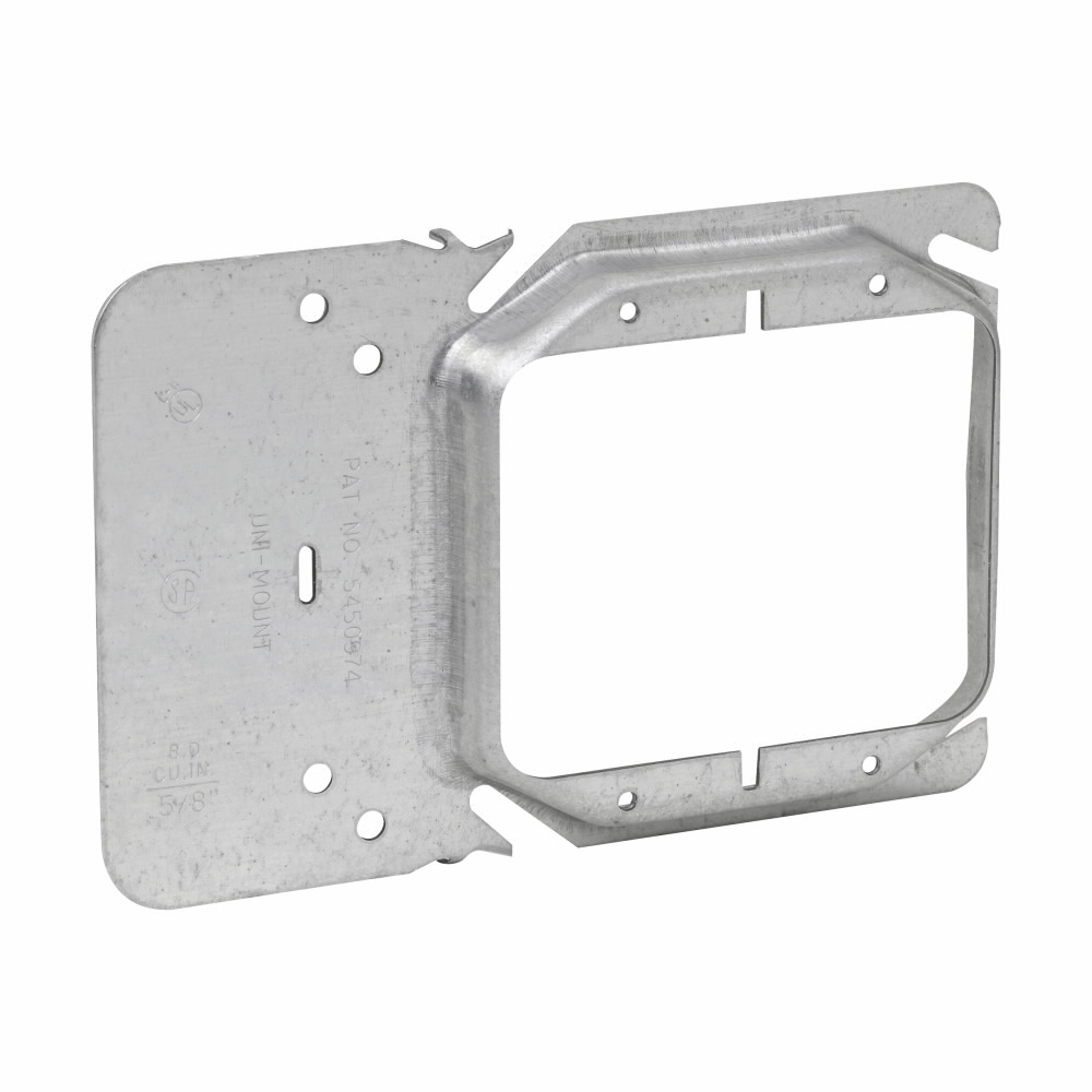 TP36000 Uni-Mount Box Cover, 4 in L x 4 in W, Raised Surface Cover, Steel