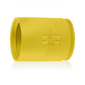 7715CR-Y Weather Resistant Locking Plug Boot, For Use With Locking Plug, 50 A, 2-Pole, 2-Wire, Thermoplastic Elastomer, Yellow