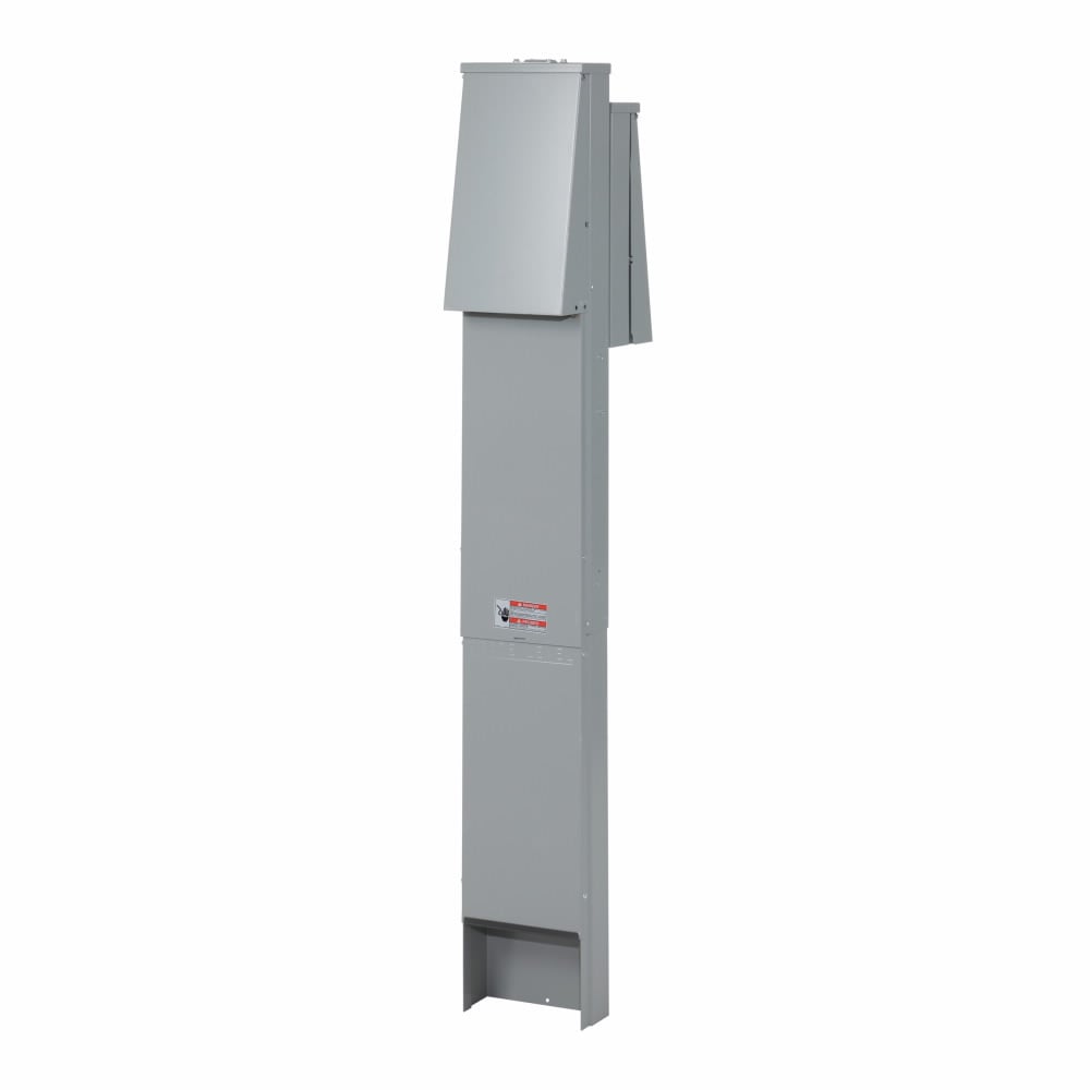 CHU1N7N4NBTZ 4-Circuit Unmetered Power Outlet Pedestal, 125/250 VAC, 20/30/50 A, NEMA 3R Enclosure