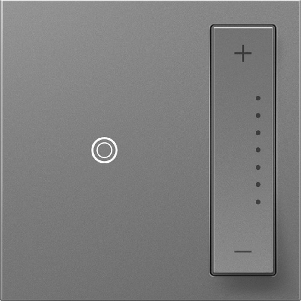 ADTP703TUM4 SofTap 3-Way 3-Wire Tru-Universal Dimmer Switch, 1 Pole, Magnesium