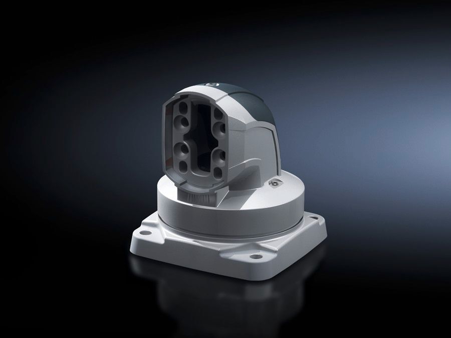 6206700 Horizontal Outlet Top Mounted Joint, For Use With Ceiling Mounting, Aluminum, Light Gray