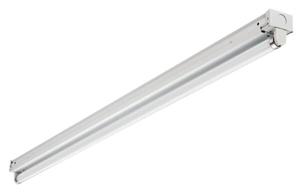 Z125 MV Z Series Contractor Select Low Profile Strip Light, (1) T8 Lamp, 120 to 277 VAC, High Gloss Baked White Enamel Housing