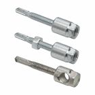 Eaton B-Line series fastener hardware and accessories, Suitable for solid and hollow core materials, Zinc plated,1/4" x 1-3/8",Slotted round head