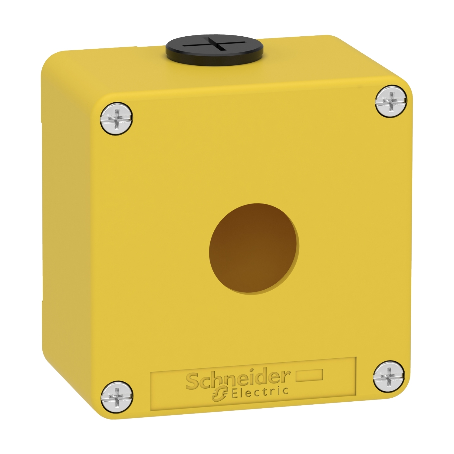 XAPK1201 Empty Control Station, -40 to 70 deg C, Zinc, Yellow