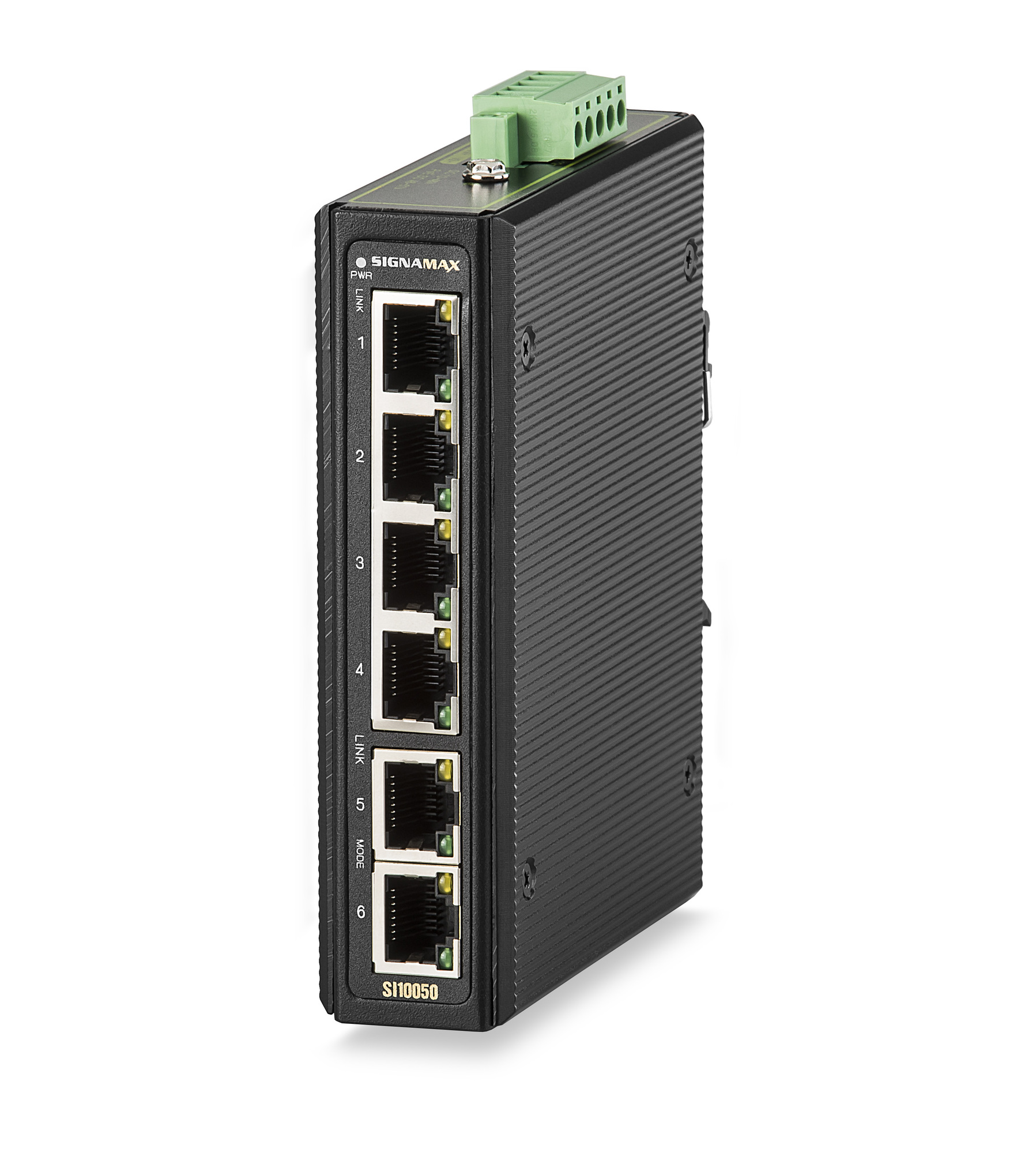 I-100 4 Port Industrial Fast Ethernet PoE+ Switch with 2 Fast Ethernet Ports