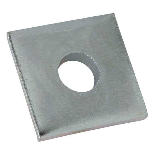 AB241-1/2EG Superstrut 200 Square Washer, 1/2 in Nominal, 1/4 in THK, Steel