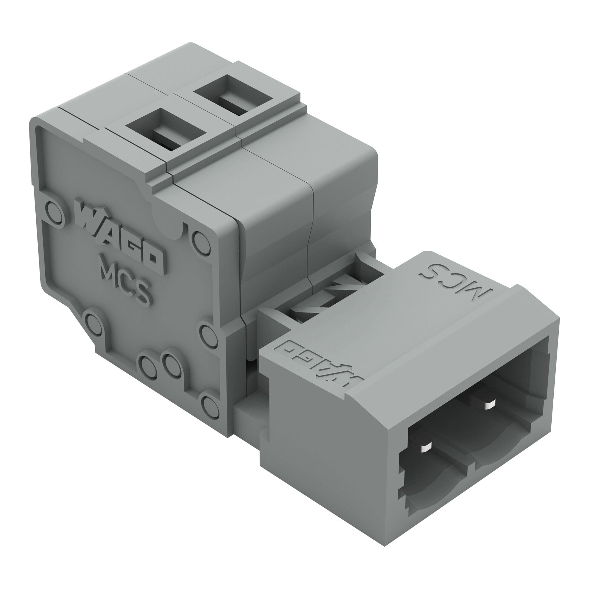 231-602 Operating Tool 1-Conductor Male Connector, 630 V, 12 A, 28 to 12 AWG Wire, 2 Poles
