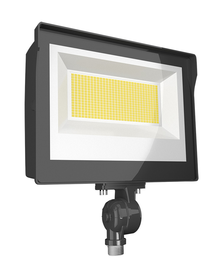 X17XFU80 X17 Adjustable Floodlight Fixture, LED Lamp, 39 W Fixture, 120, 208, 240, 277 V, Bronze Housing