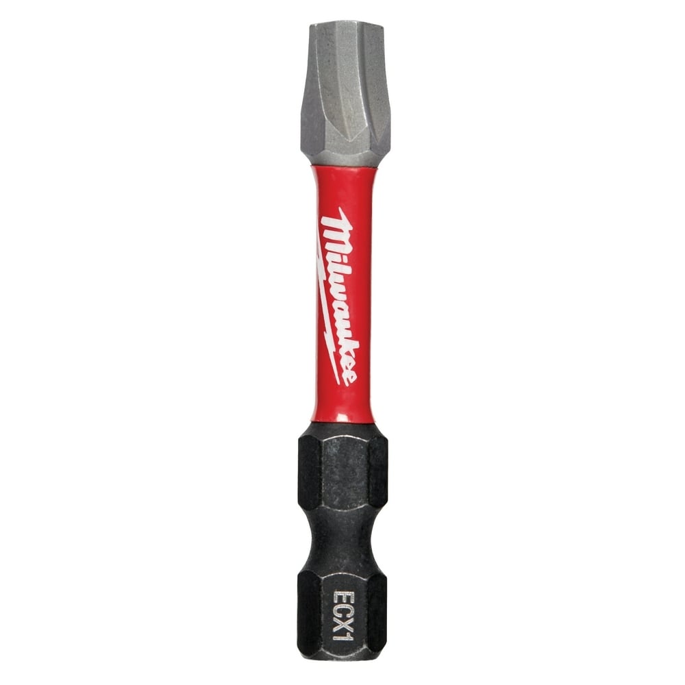 48-32-4144 Shockwave Impact Duty Impact Power Bit, #1 ECX Point, 2 in OAL, 1/4 in, Custom Alloy76 Steel