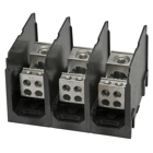 Power Distribution Block, High SCCR, Dual Rated, Line Conductor Range 2/0-14, Load Range 2/0-14, 1 Port Per Pole Line Side, 1 Port Per Pole Load Side, 3 Pole, UL, CSA, Includes Cover
