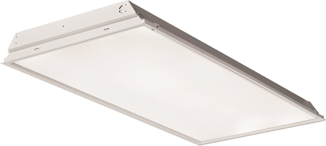 2TL4 48L FW A12 EZ1 LP840 Indoor Troffer, 25 W Fixture, 120 to 277 VAC, Steel Housing