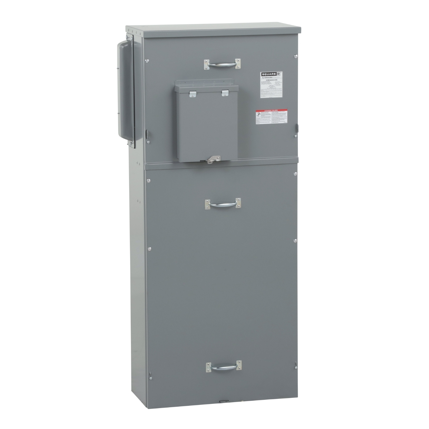 Main circuit breaker unit, EZ Meter-Pak, 600A, 240VAC max, 3ph/4W, 600A bus, 65kA, UG, Type 3R, EUSERC