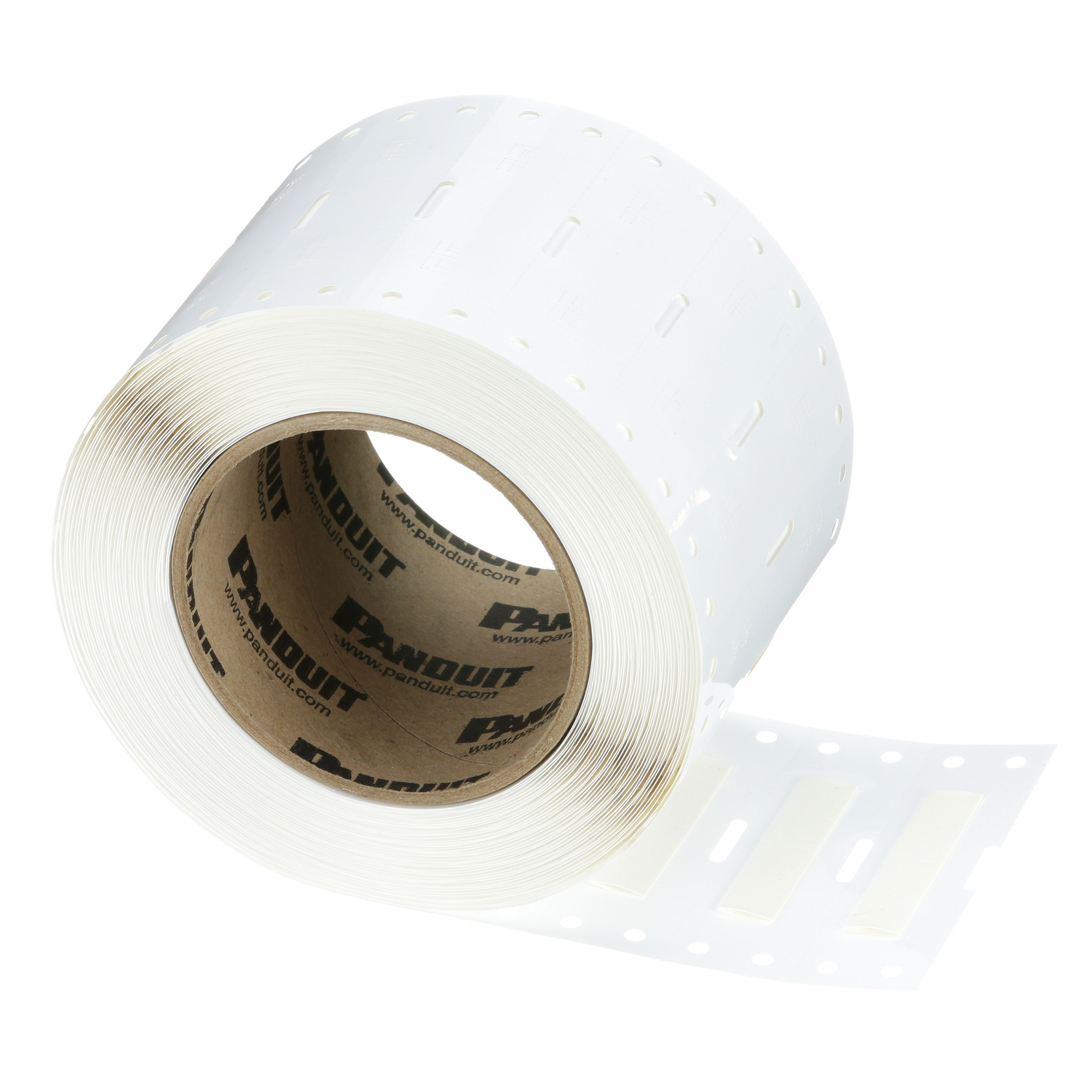 H100X044H1T Pan-Code 1-Sided Military Grade Thermal Transfer Heat Shrink Label, 16 to 10 AWG Wire, White Marker, Polyolefin