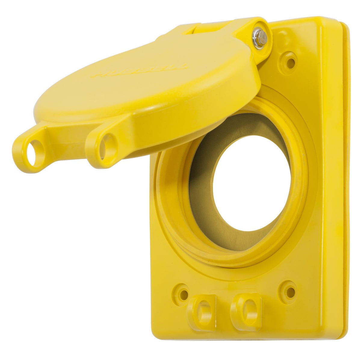 HBL6700 Non-Metallic Standard Watertight Molded Weatherproof Lift Cover, 4.56 in L x 3.1 in W x 1.2 in D, PBT