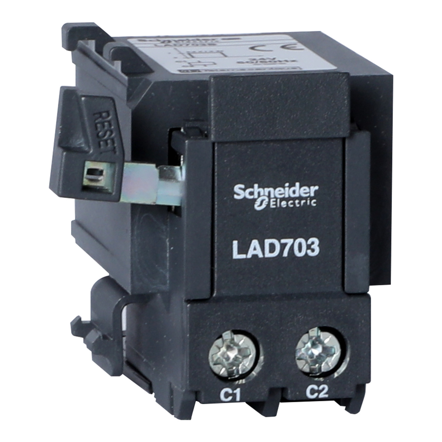 LAD703B Electrical Remote Stop, For Use With TeSys D LR3D01 to LR3D35, LRD01 to LRD35, LRD313 to LRD365, LR3D313 to LR3D365 Overload Relay