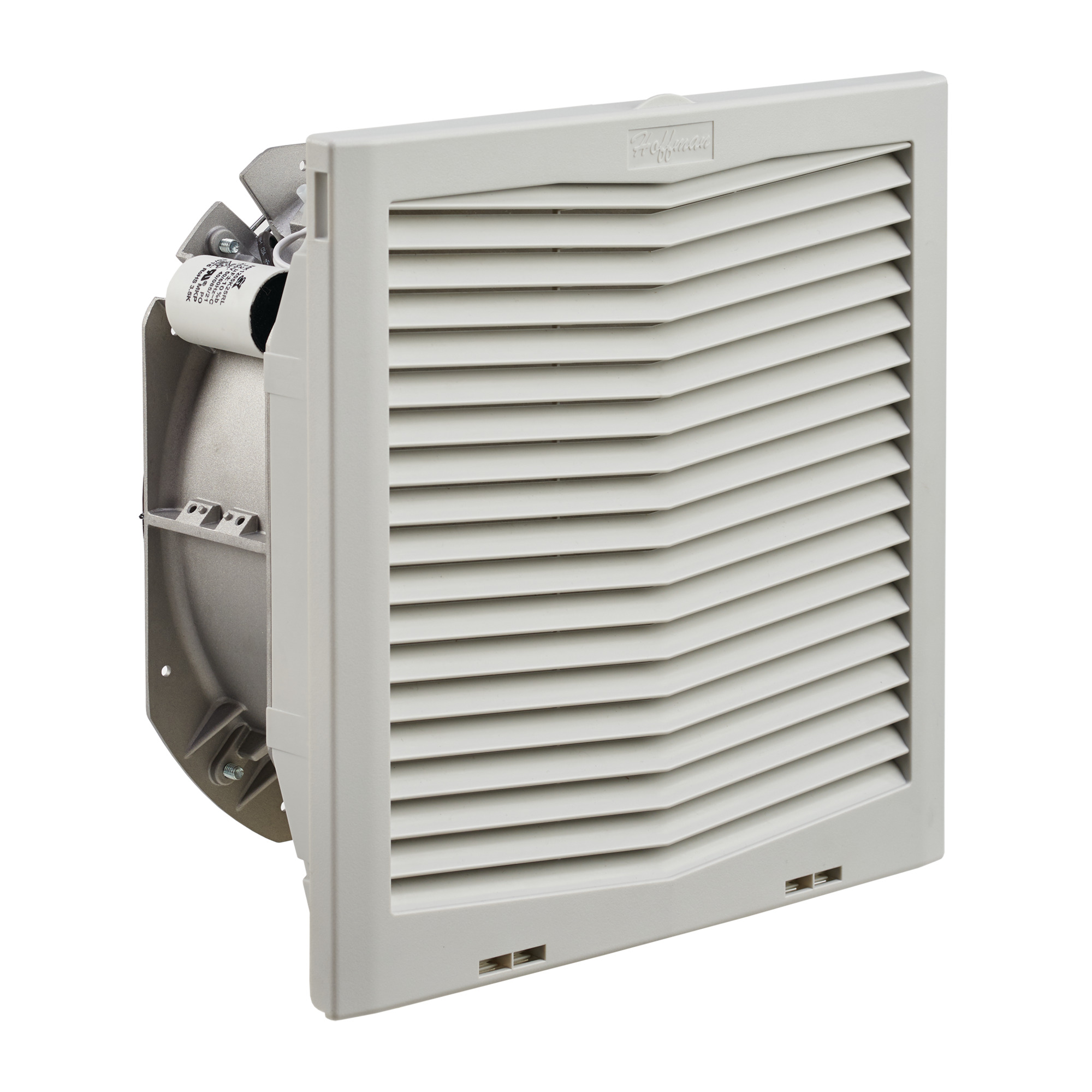 HF1326414R MCLF Filter Fan, 230 V AC, 0.34/0.37 A, 74/80 W, 395 cfm, NEMA 12/IP54 Enclosure