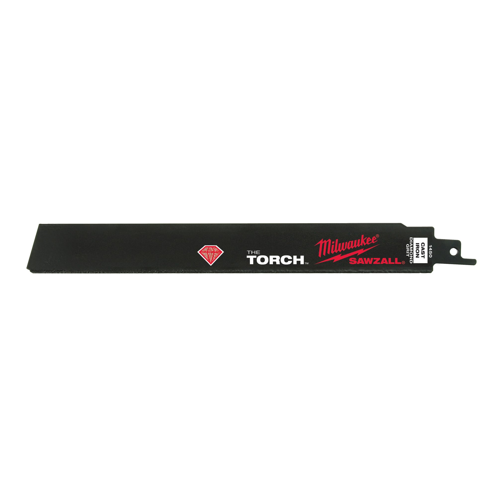 48-00-1450 Sawzall Straight Back Reciprocating Saw Blade, 9 in L x 1 in W, D6A Steel Body, Universal/Toothed Edge Tang
